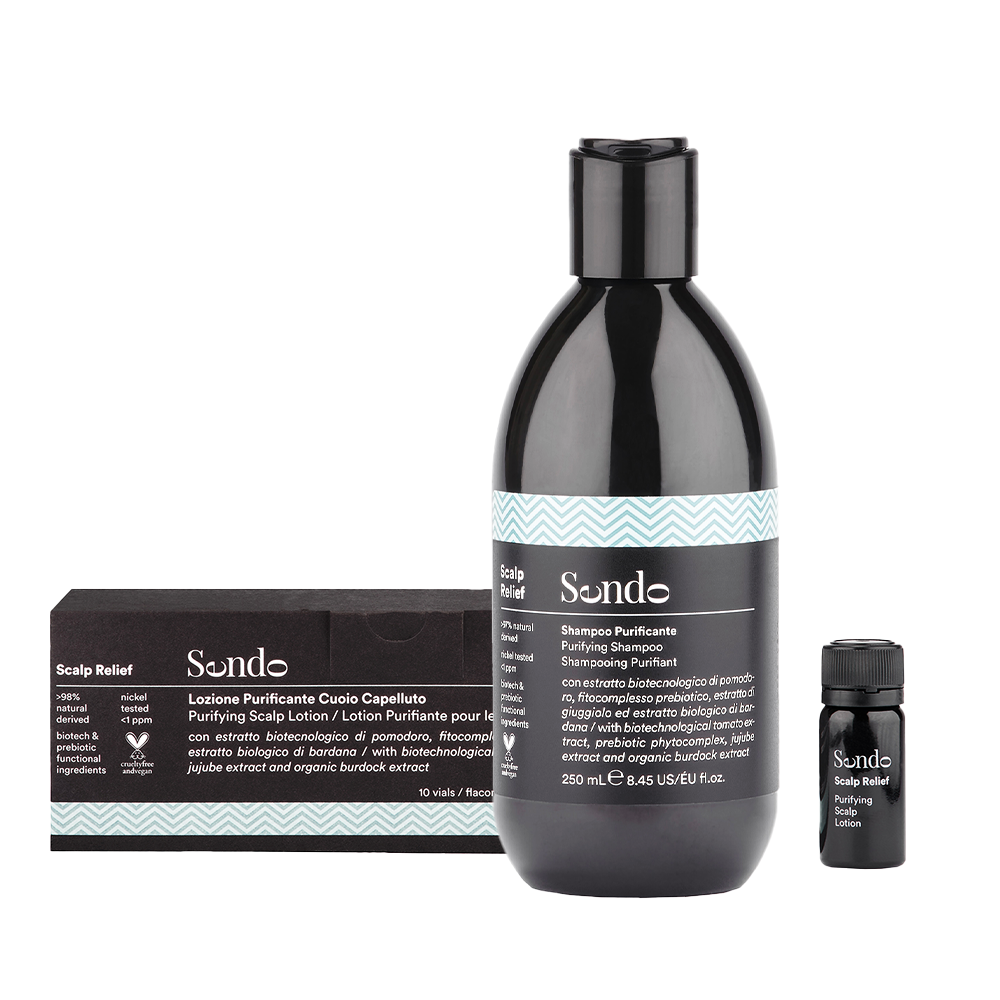 Sendo Scalp relief zestaw przeciwłupieżowy: szampon, 250 ml + kuracja, 10x6 ml