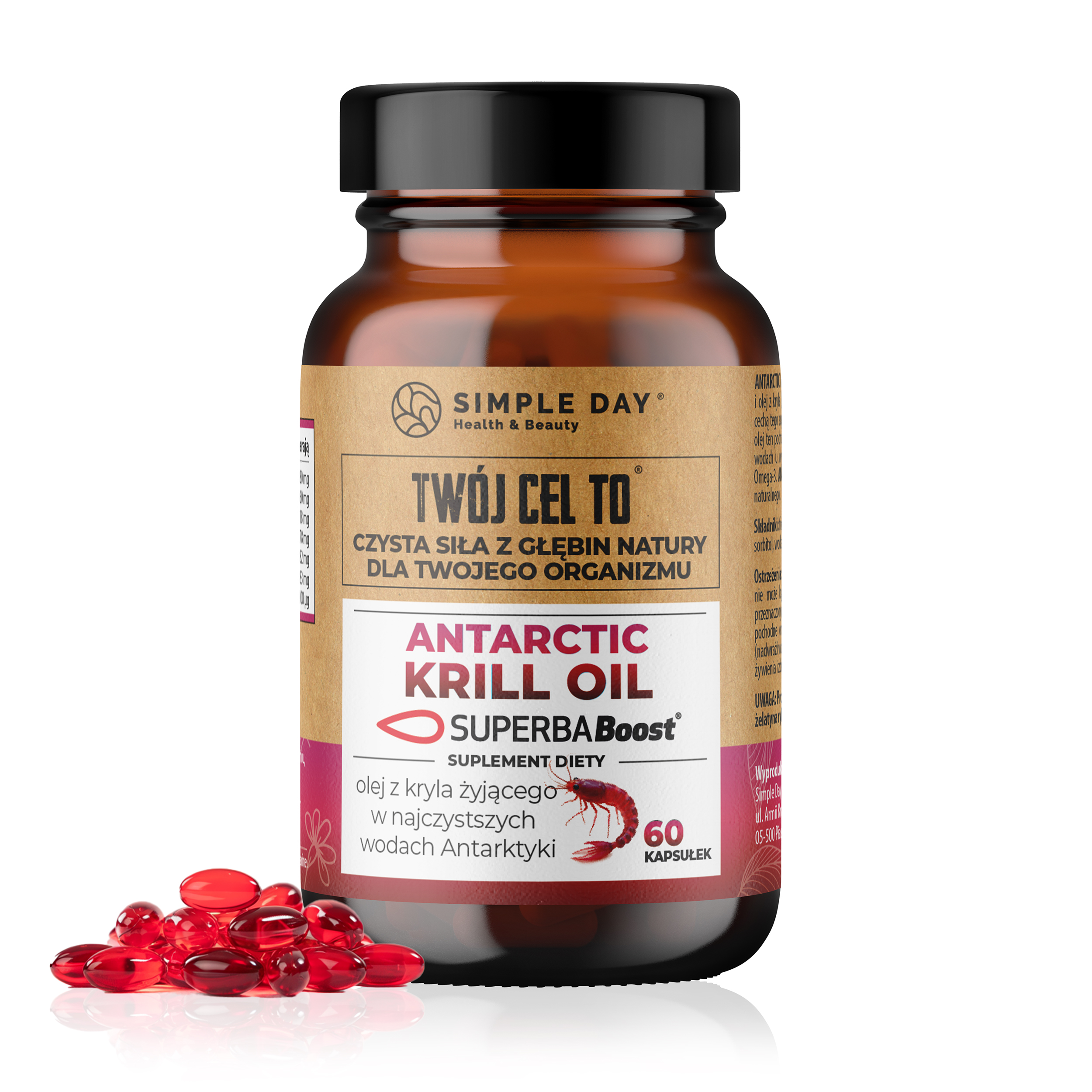Twój Cel To Antarctic Krill Oil suplement diety, 60 kaps./1 opak.