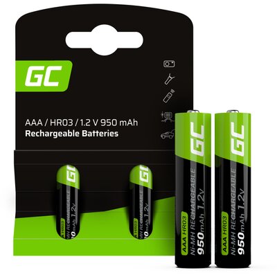 Akumulatorki AAA 950 mAh GREENCELL (2 szt.)