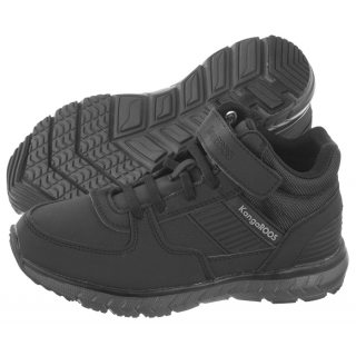 Buty KangaROOS Caspo EV JR 18417 000 5003 Jet Black/Steel Grey