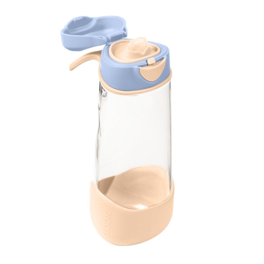 B.box butelka na wodę - bidon z ustnikiem dla dziecka tritanowy, poj. 600 ml Feeling Peachy, 1 szt.