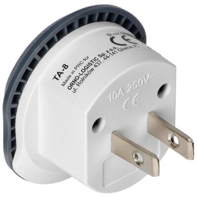Adapter podróżny VIRONE TA-8 (Globalny - Stany Zjednoczone)