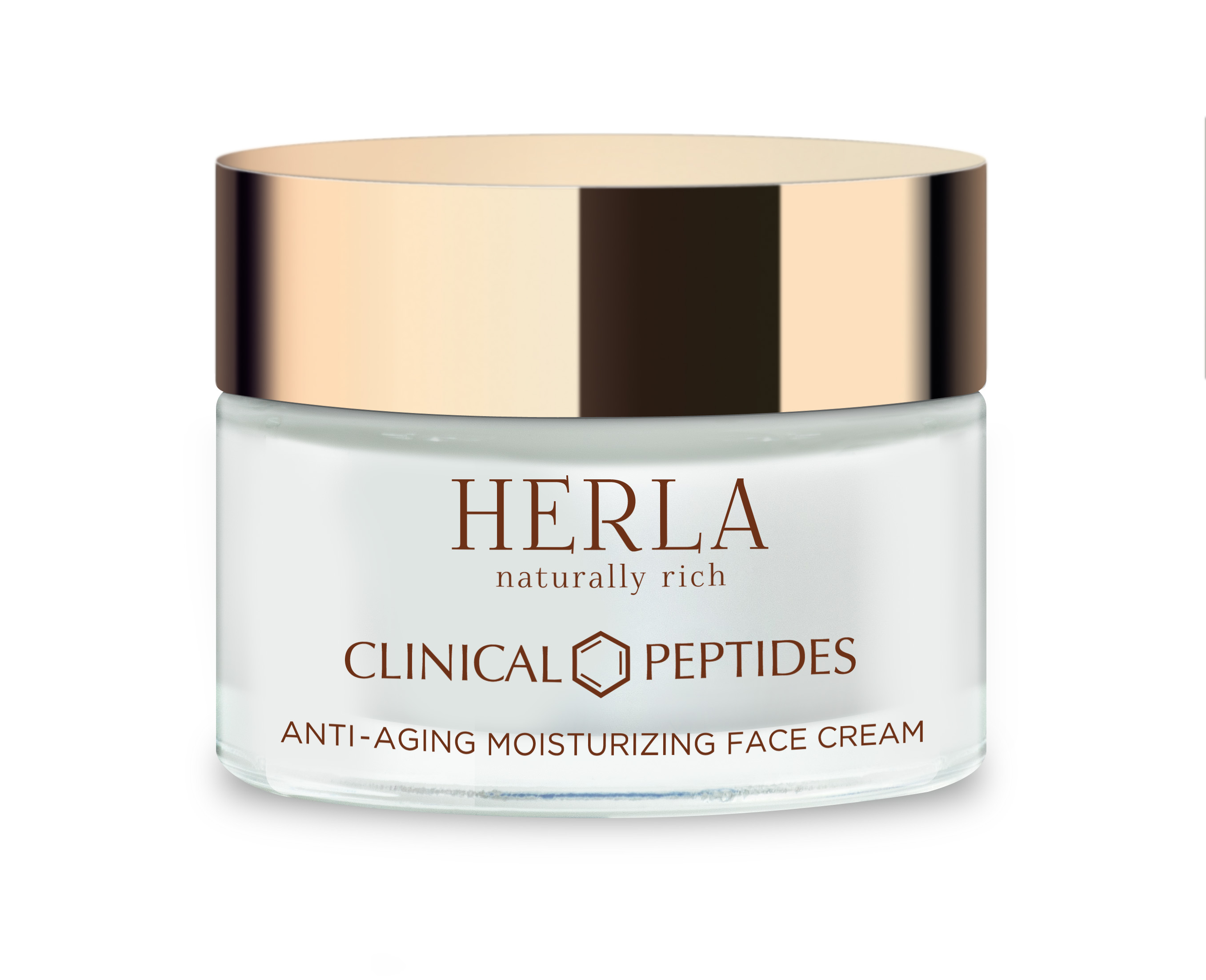 Herla Clinical Peptides przeciwzmarszczkowy krem nawilżający do twarzy, 50 ml