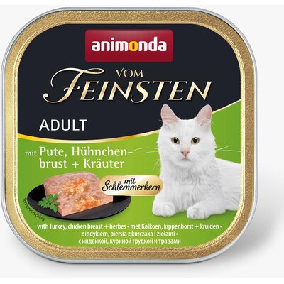 Karma dla kota ANIMONDA Vom Feinsten Indyk i kurczak z ziołami 100 g