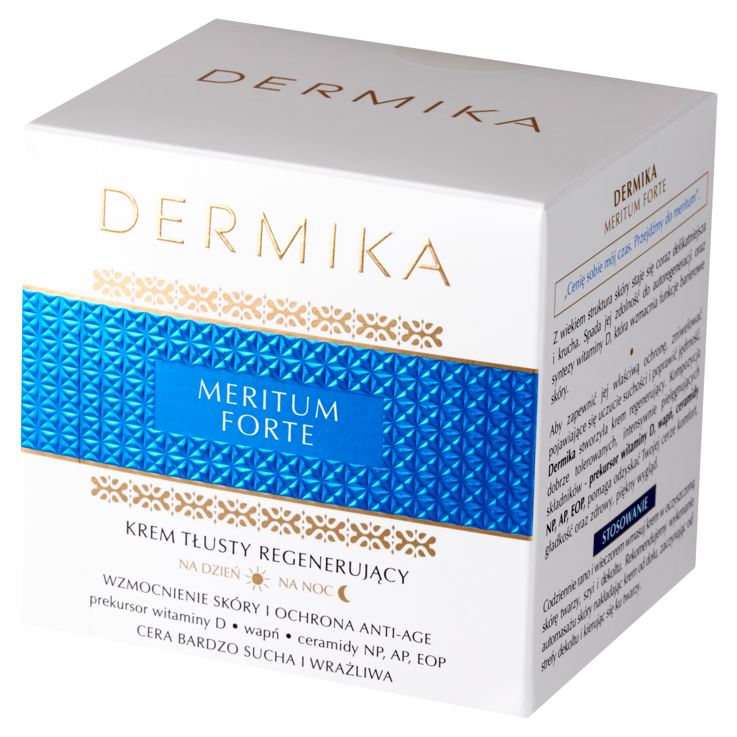 Dermika Meritum Forte tłusty krem do twarzy, 50 ml