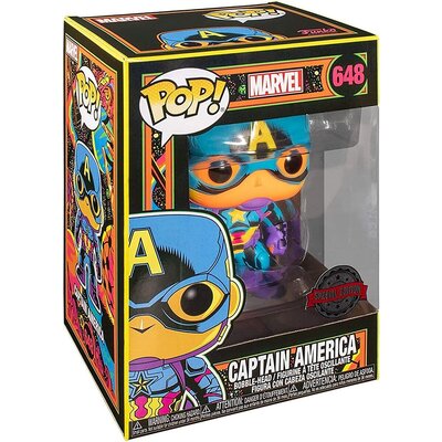 Figurka FUNKO Marvel: Black Light - Captain America