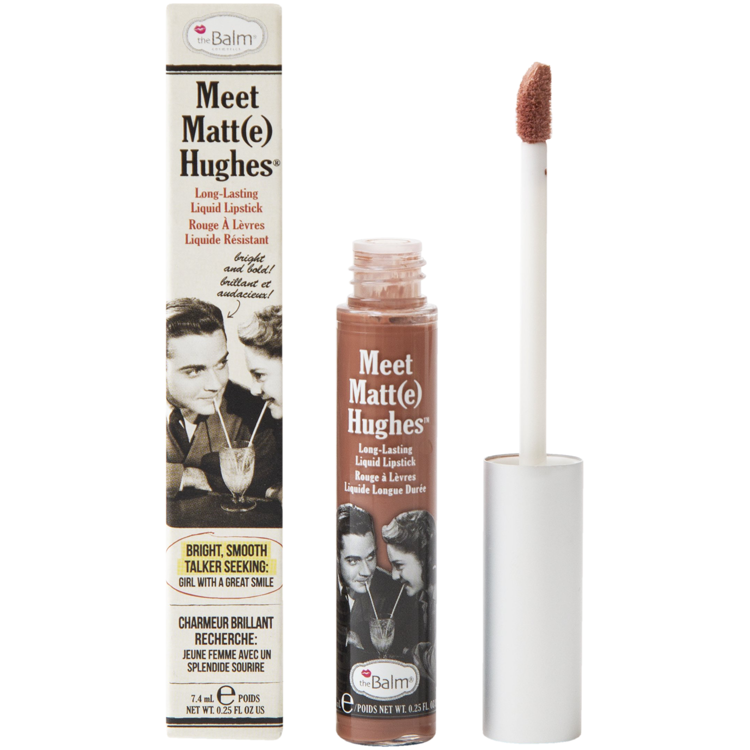 The Balm Meet Matt(e) Hughes pomadka w płynie do ust charismatic, 7,4 ml