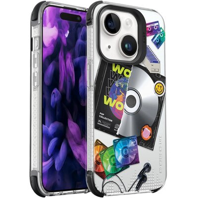 Etui LAUT Pop Retro Music do Apple iPhone 14 Plus/15 Plus Wielokolorowy