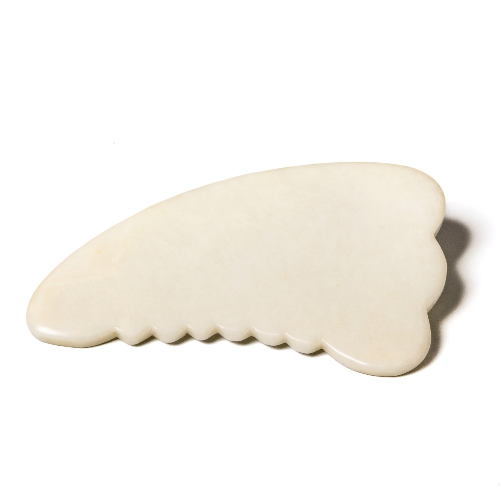 Polemika jadeitowa płytka gua sha do masażu ciała, 1 szt.