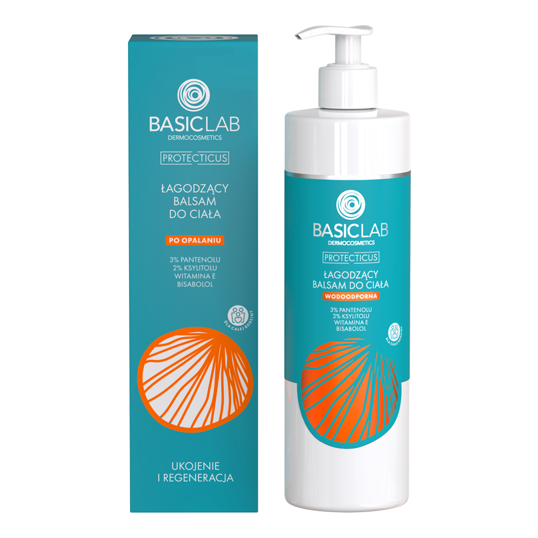 Basiclab Protecticus łagodzący balsam do ciała po opalaniu, 300 ml