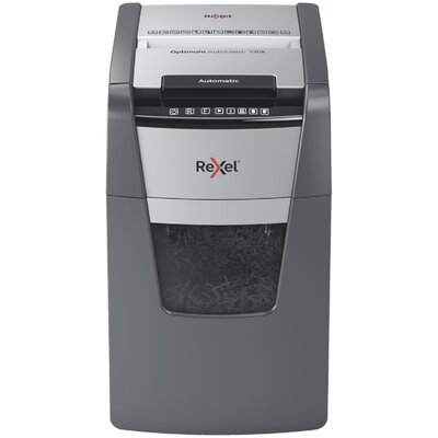 Niszczarka REXEL Optimum AutoFeed+ 130X 2020130XEU 44 L, P-4, Konfetti, Automatyczny Start/Stop, Funkcja cofania