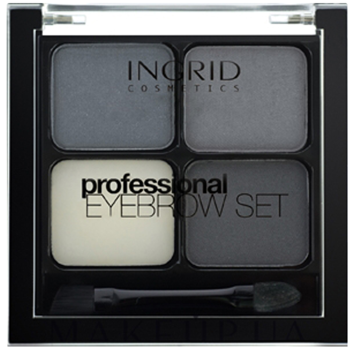 Ingrid Professional zestaw do stylizacji brwi grafit, 7 ml