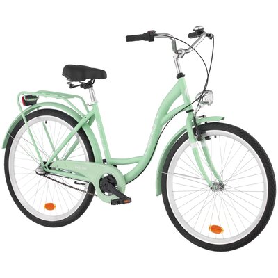 Rower miejski INDIANA Moena S3B 26 cali damski Miętowy