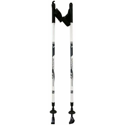 Kijki do nordic walking BEST SPORTING 512903 (84 - 140 cm) Srebrno-czarny