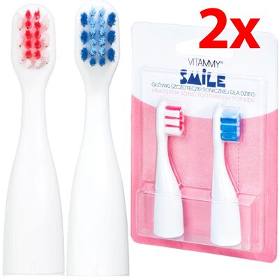 Oryginalna końcówka szczoteczki VITAMMY Smile TOW011680 (2 szt.) (Dla dzieci powyżej 3 lat)