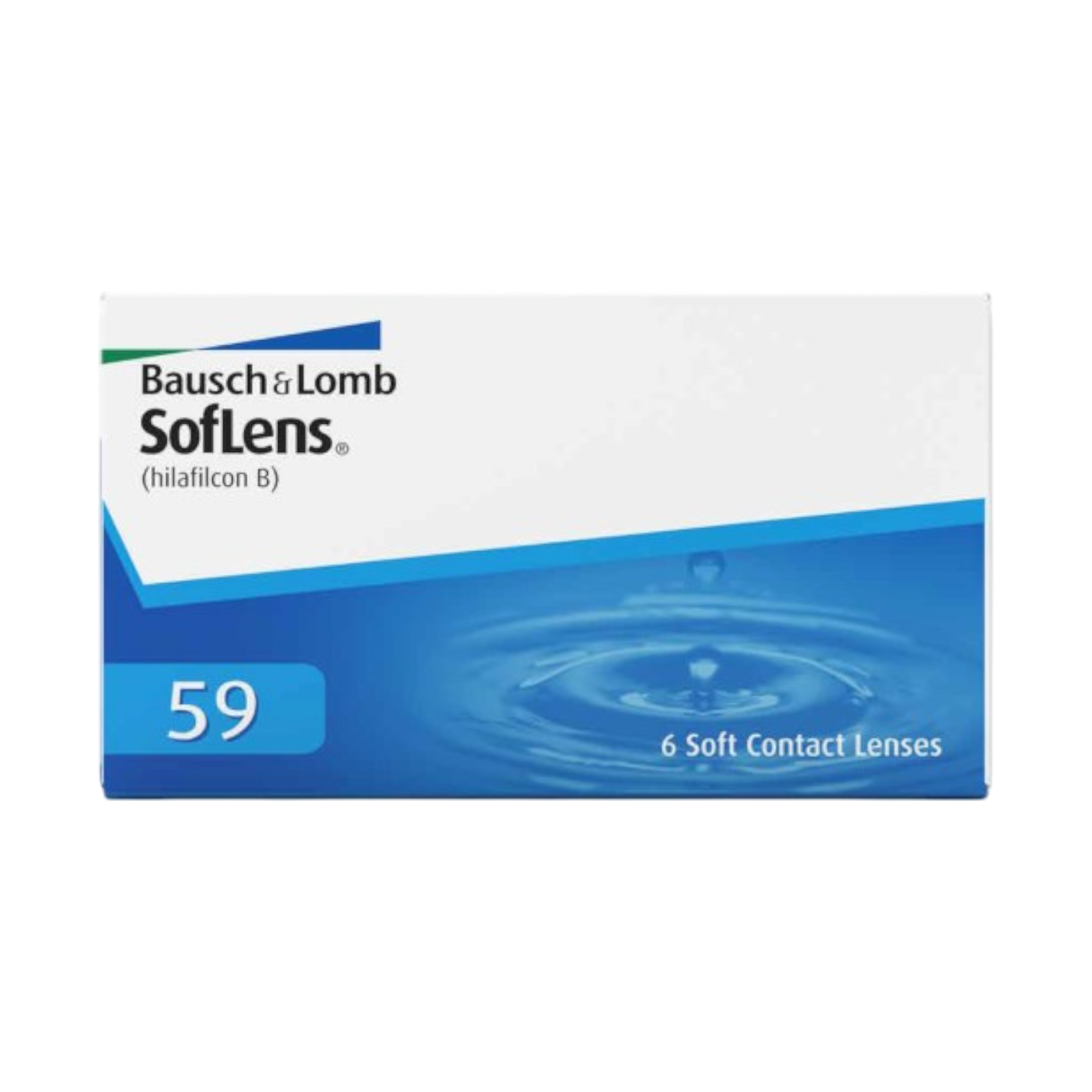 Soflens 59 miesięczne soczewki kontaktowe, moc -02.50, 6 szt./1 opak.