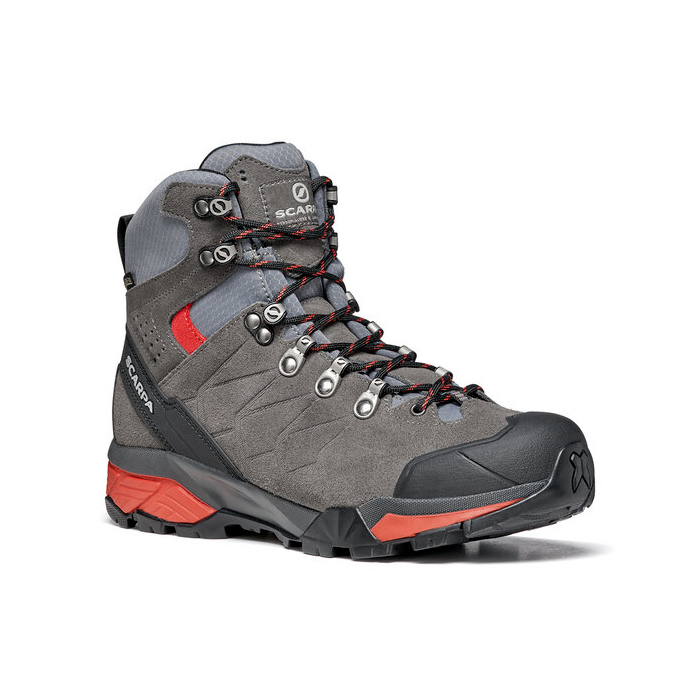 Damskie buty górskie Scarpa ZG TREK GTX WOMAN titanium/red ibiscus - 37,5