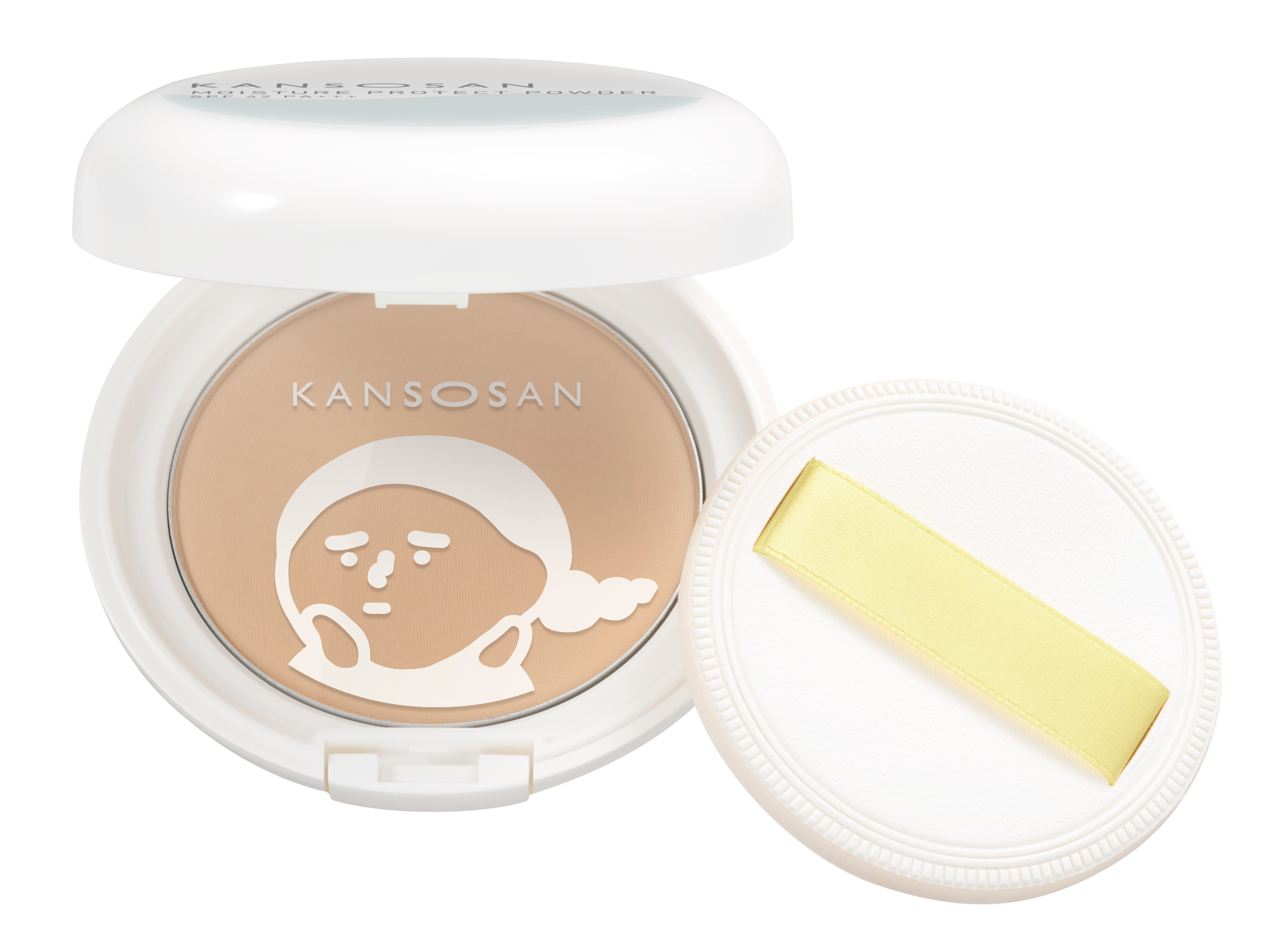 BCL Kansosan nawilżający puder ochronny do twarzy z SPF42, 10 g