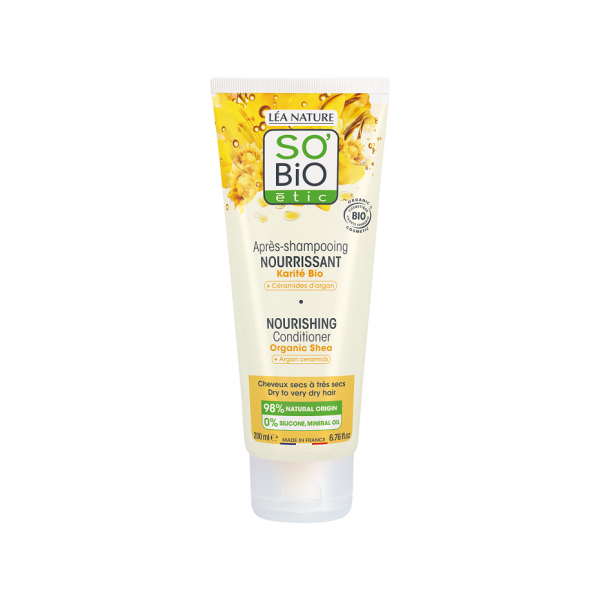 SO'BiO etic odżywka do włosów zniszczonych Shea i ceramidy Arganowe,200 ml