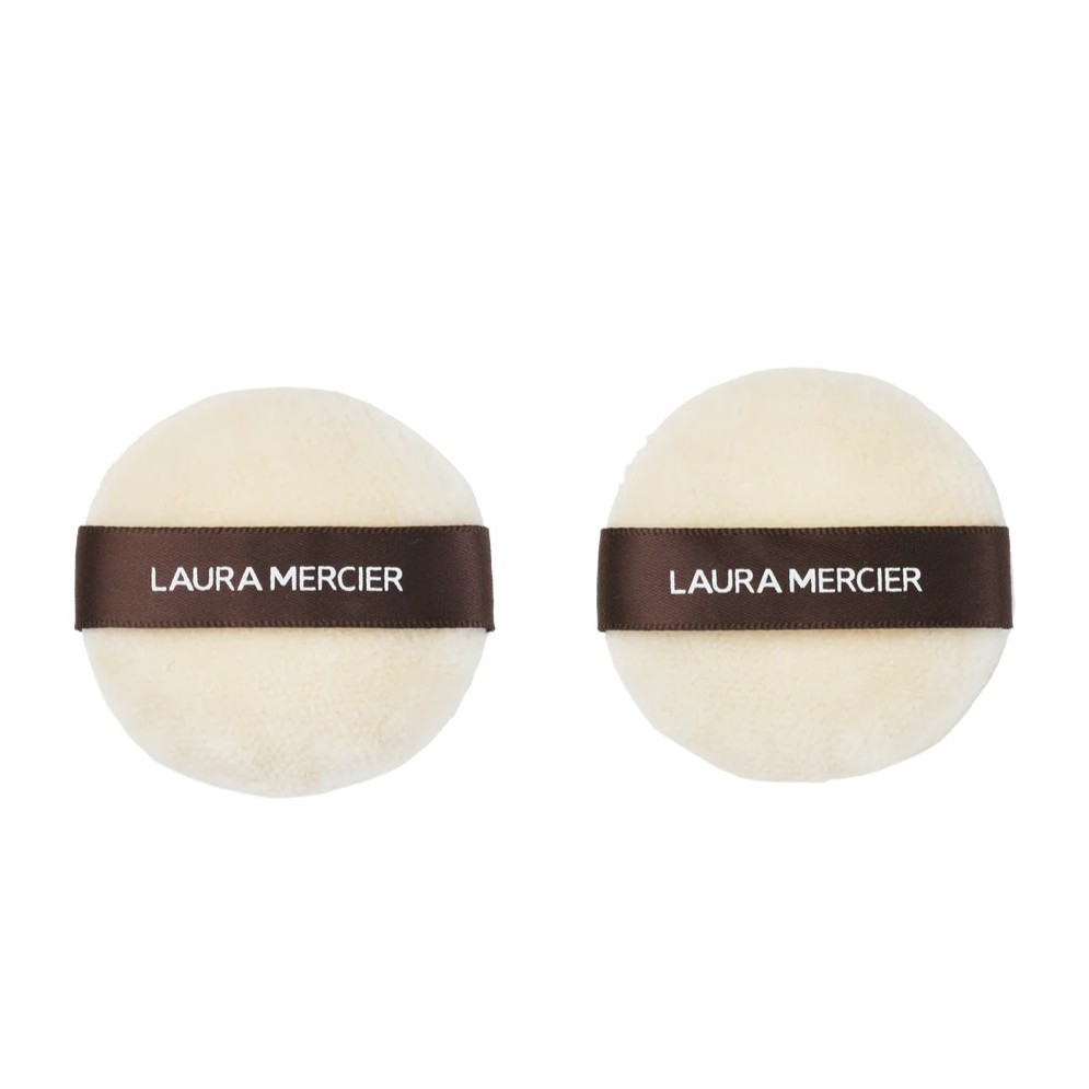 Laura Mercier Medium Velour Puff puszek do pudru, 2 szt.