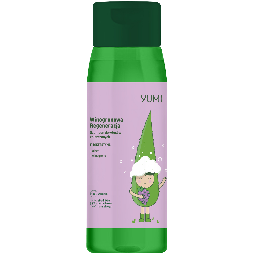 Yumi Winogronowa Regeneracja regenerujący szampon do włosów, 300 ml