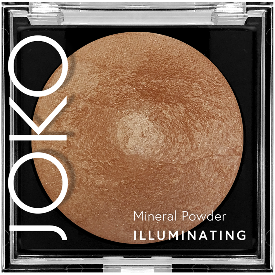Joko Mineral Powder Illuminating mineralny puder do twarzy 06 dark bronze, 8 g