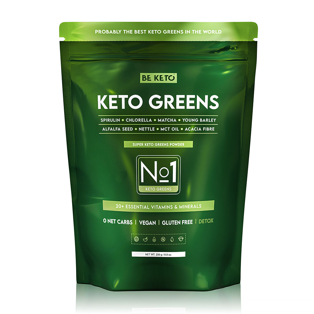 Be Keto Keto Greens suplement diety keto koktajl zielony, 250 g