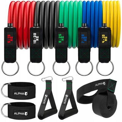Zestaw gum do ćwiczeń ALPHA XPB-01