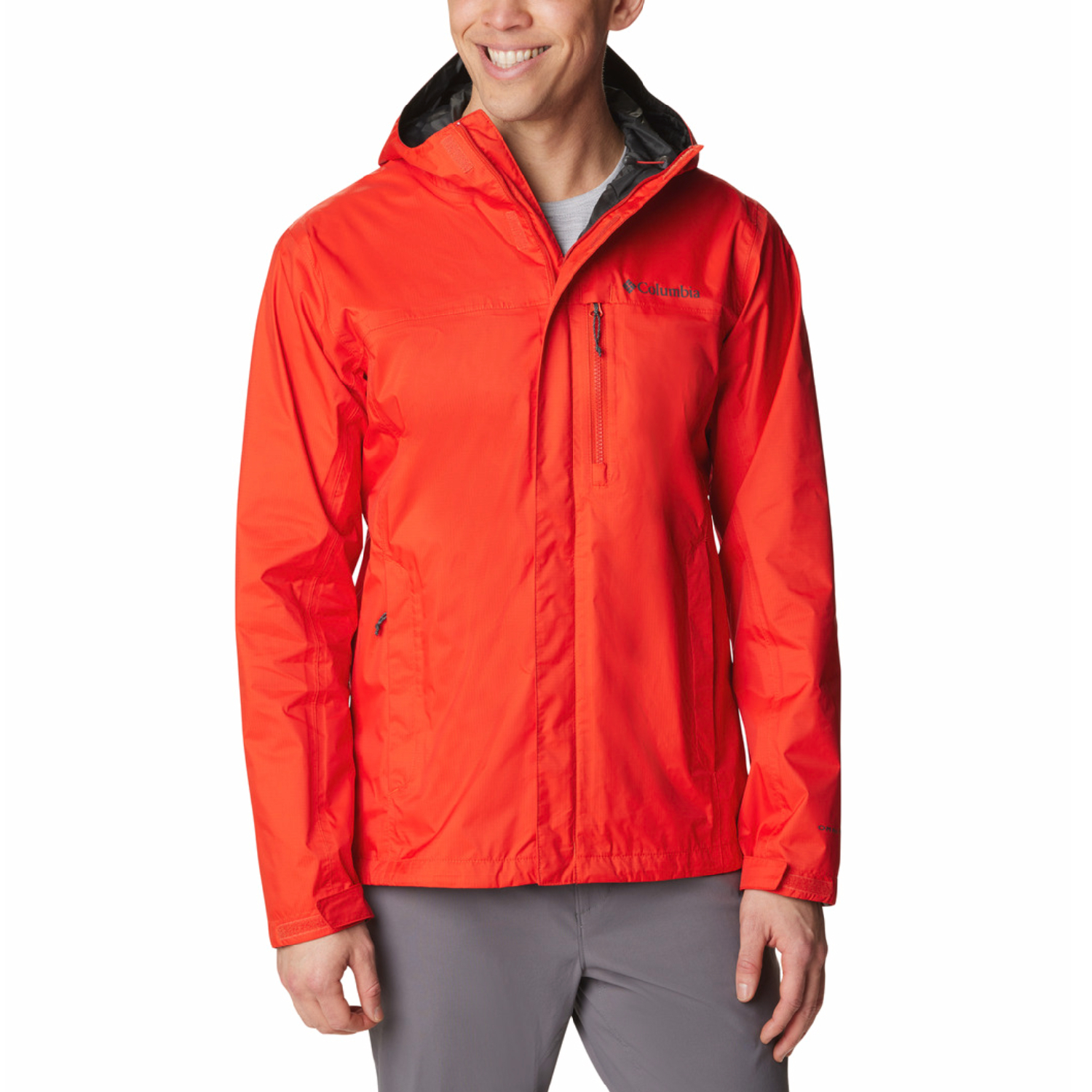 Męska kurtka przeciwdeszczowa Columbia Pouring Adventure II spicy - S