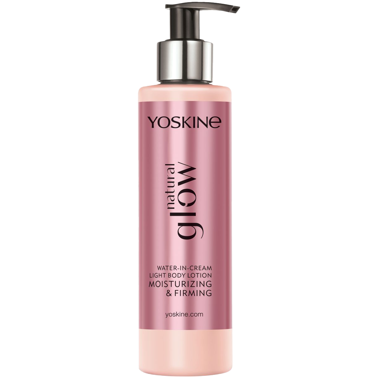 Yoskine Natural Glow nawilżająco-ujędrniający lekki balsam do ciała o konsystencji water-in-cream, 200 ml
