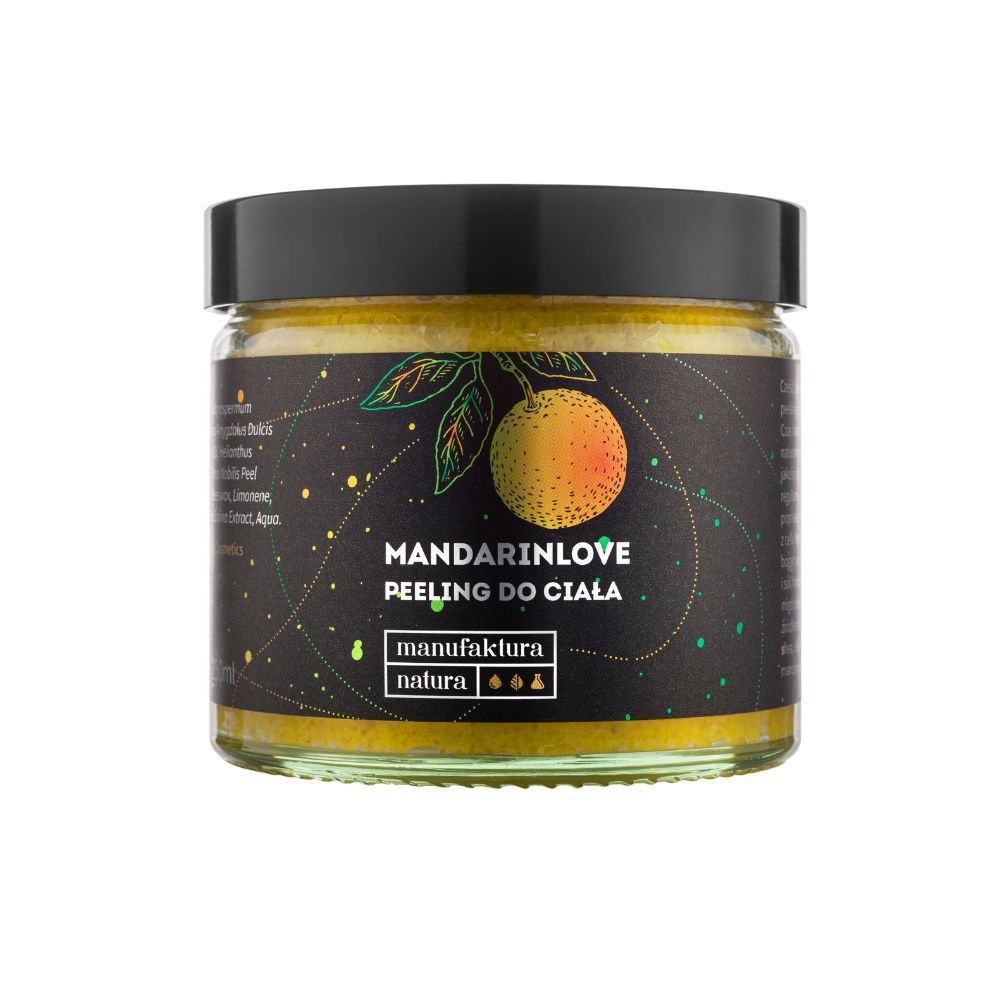 Manufaktura Natura peeling do ciała Mandarinlove, 250 ml