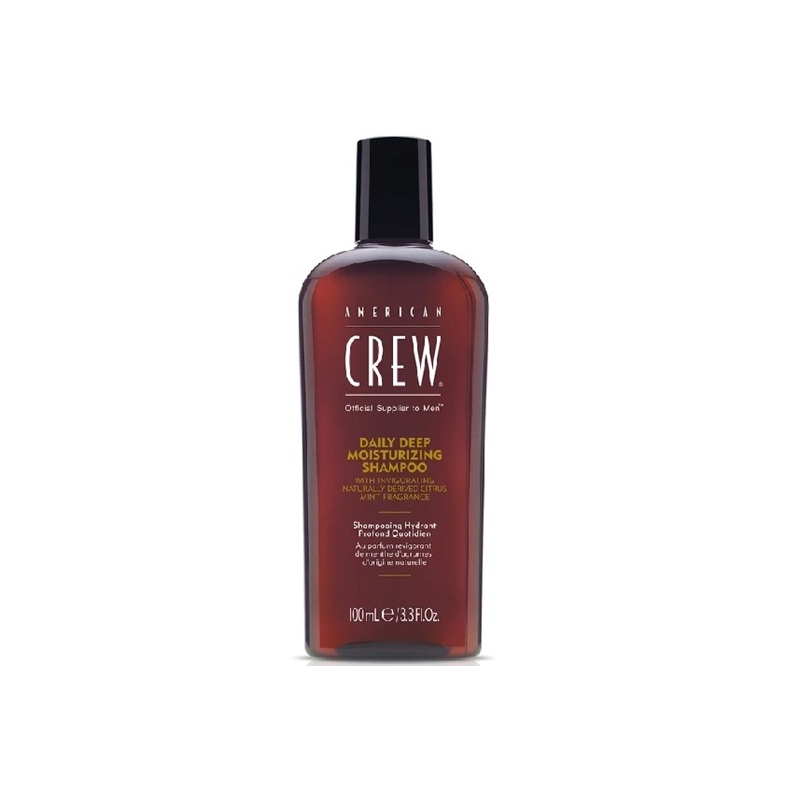American Crew Daily Deep Moisturizing szampon głęboko nawilżający do włosów suchych dla mężczyzn, 100 ml