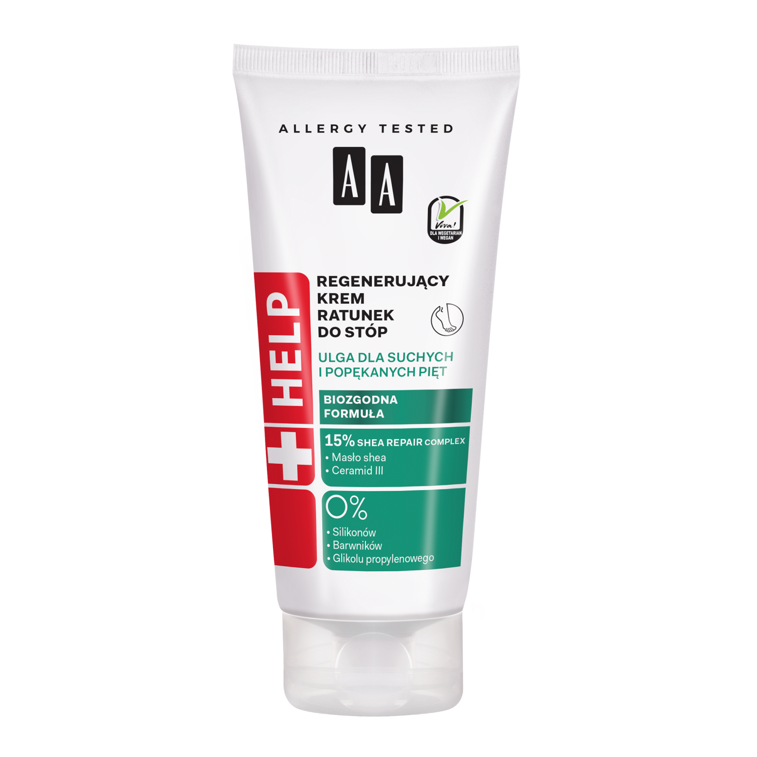 AA Help regenerujący krem do stóp, 75 ml