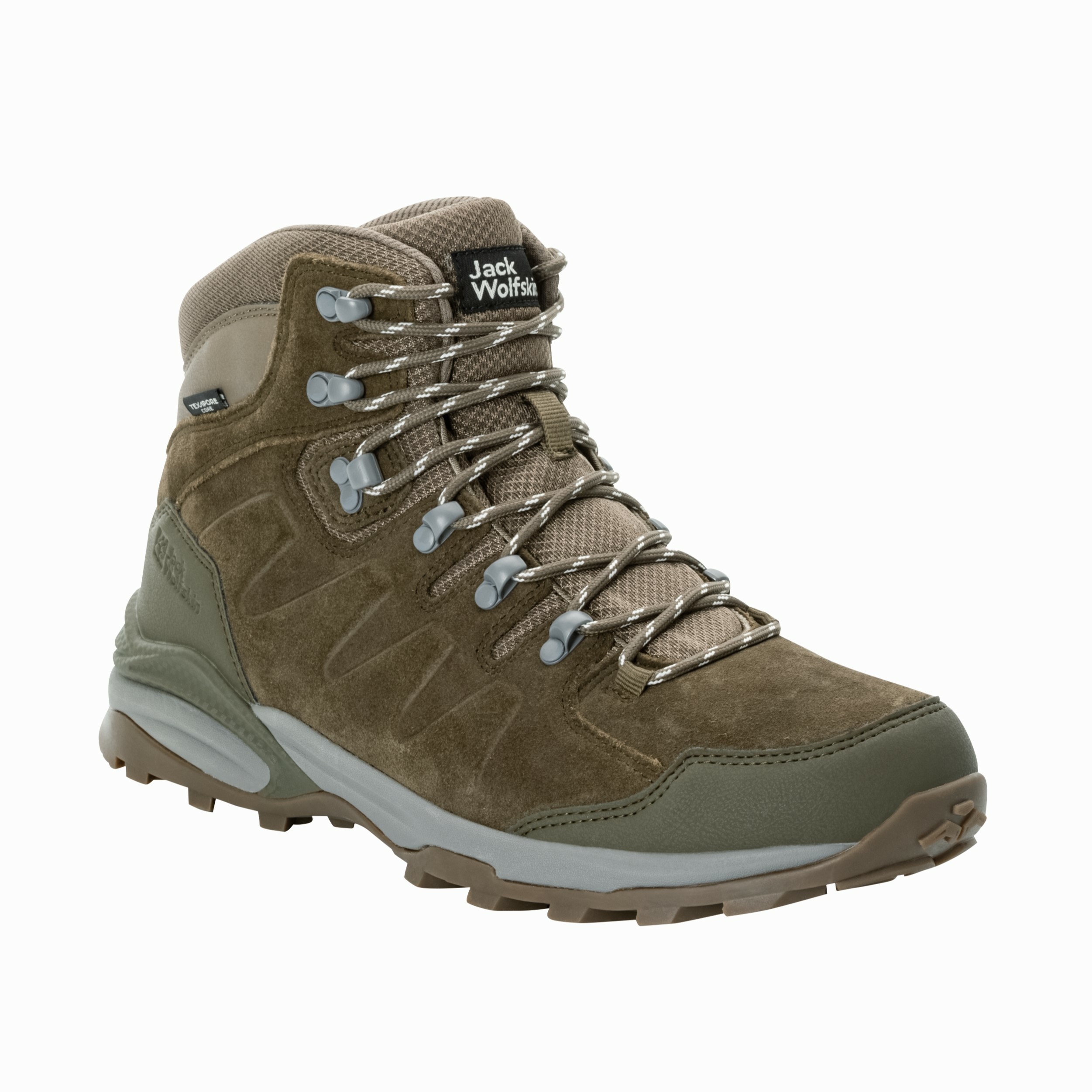 Buty męskie na wędrówki Jack Wolfskin REFUGIO TEXAPORE MID M cold coffee - 44