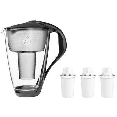 Dzbanek filtrujący DAFI Crystal LED Czarny + 3 wkłady Classic