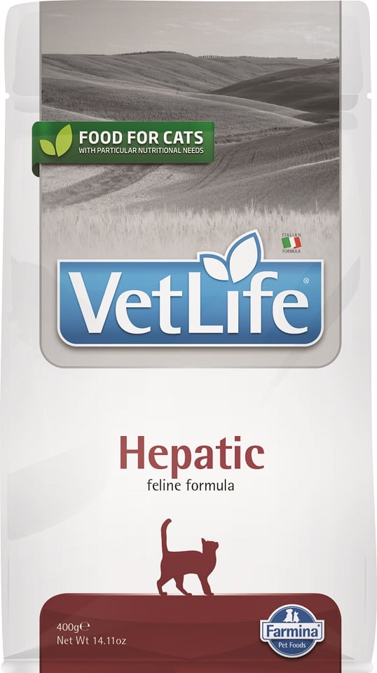 Karma dla kota FARMINA Vet Llife Cat Hepatic Feline 400 g