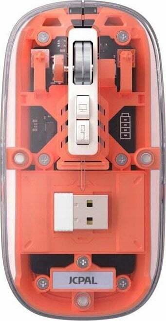JCPal Ctrl Pro Wireless Optical Mouse Pomarańczowy - myszka