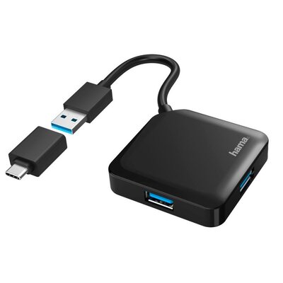 Hub HAMA 200116 USB 3.2 Gen. 1, Pasywny