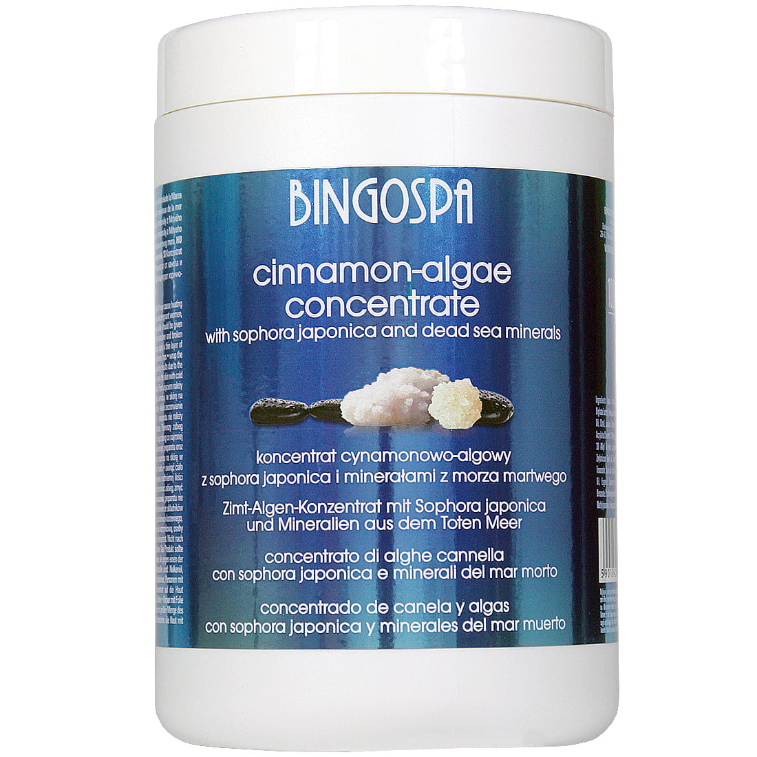 Bingospa Koncentrat cynamonowo - algowy z ekstraktem z perełkowca japońskiego i minerałami z Morza Martwego, 1000 g
