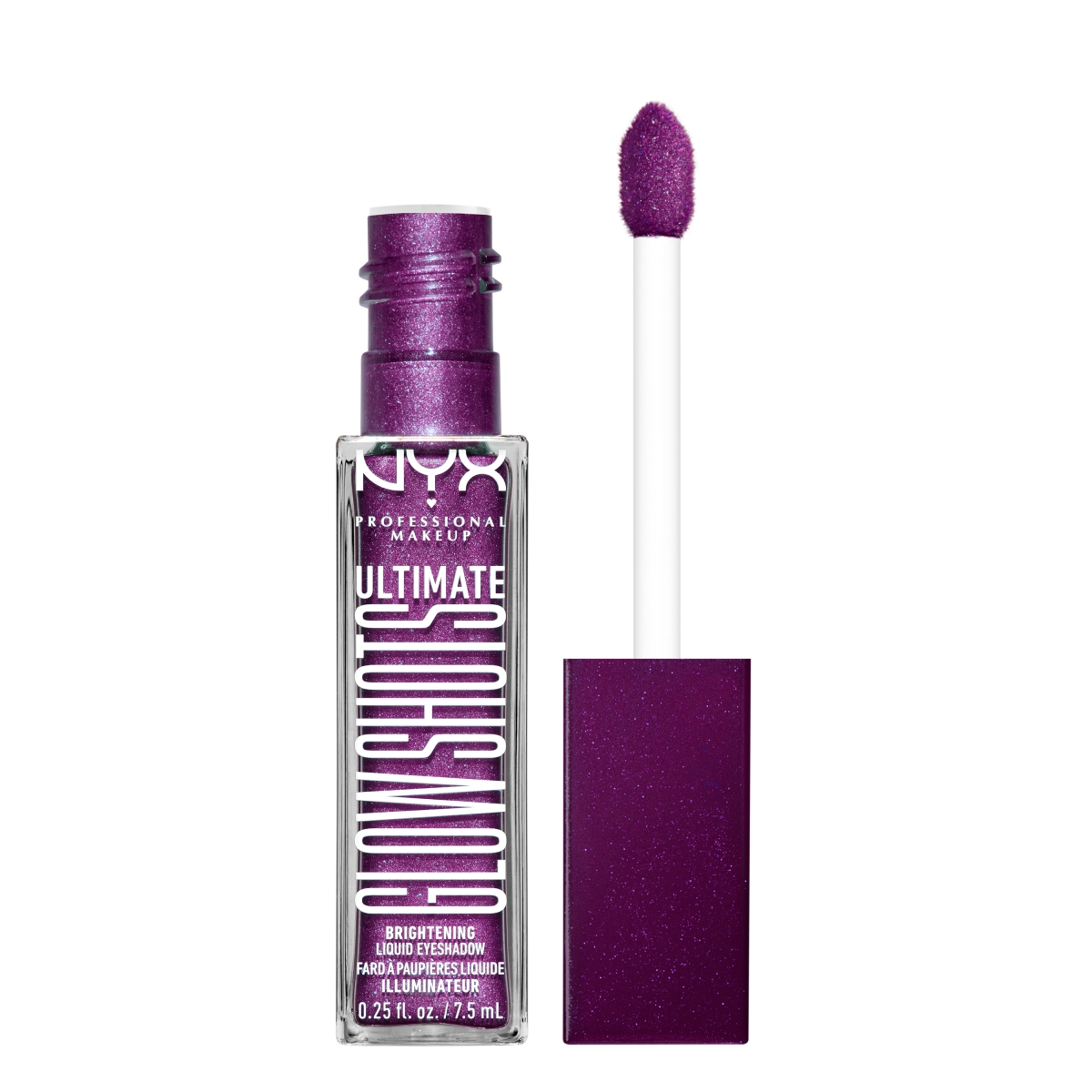 NYX Professional Makeup Ultimate Glow Shots cień do powiek w płynie feelin grape, 7,5 ml