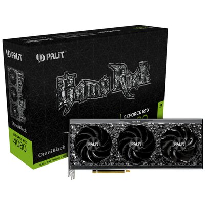 Karta graficzna PALIT GeForce RTX 4080 GameRock OmniBlack 16GB DLSS 3