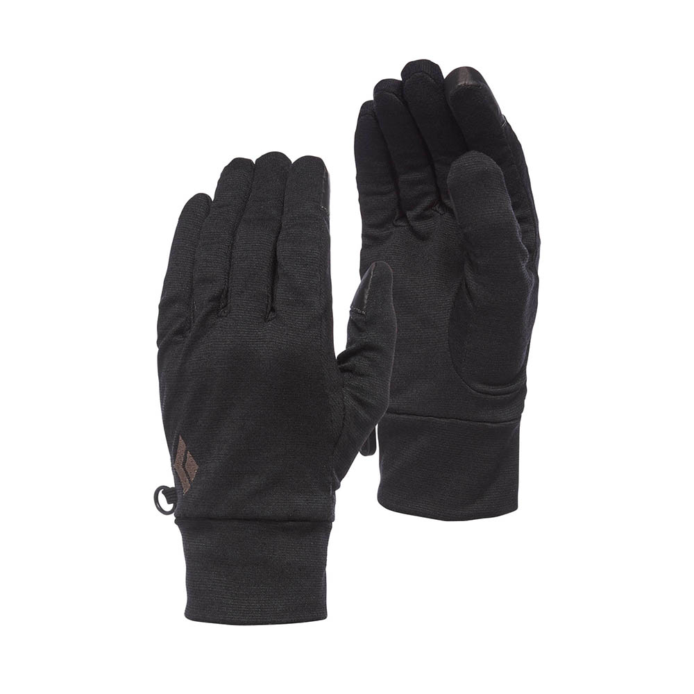 Rękawiczki Black Diamond Lightweight Wooltech anthracite - XL