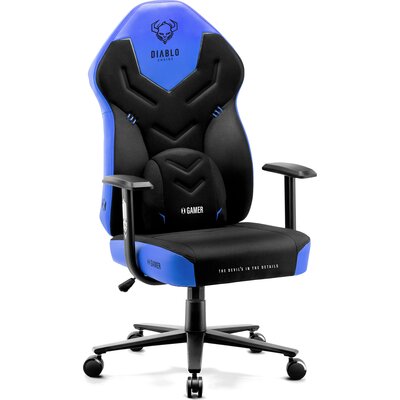 Fotel DIABLO CHAIRS X-Gamer 2.0 Normal Size Czarno-niebieski