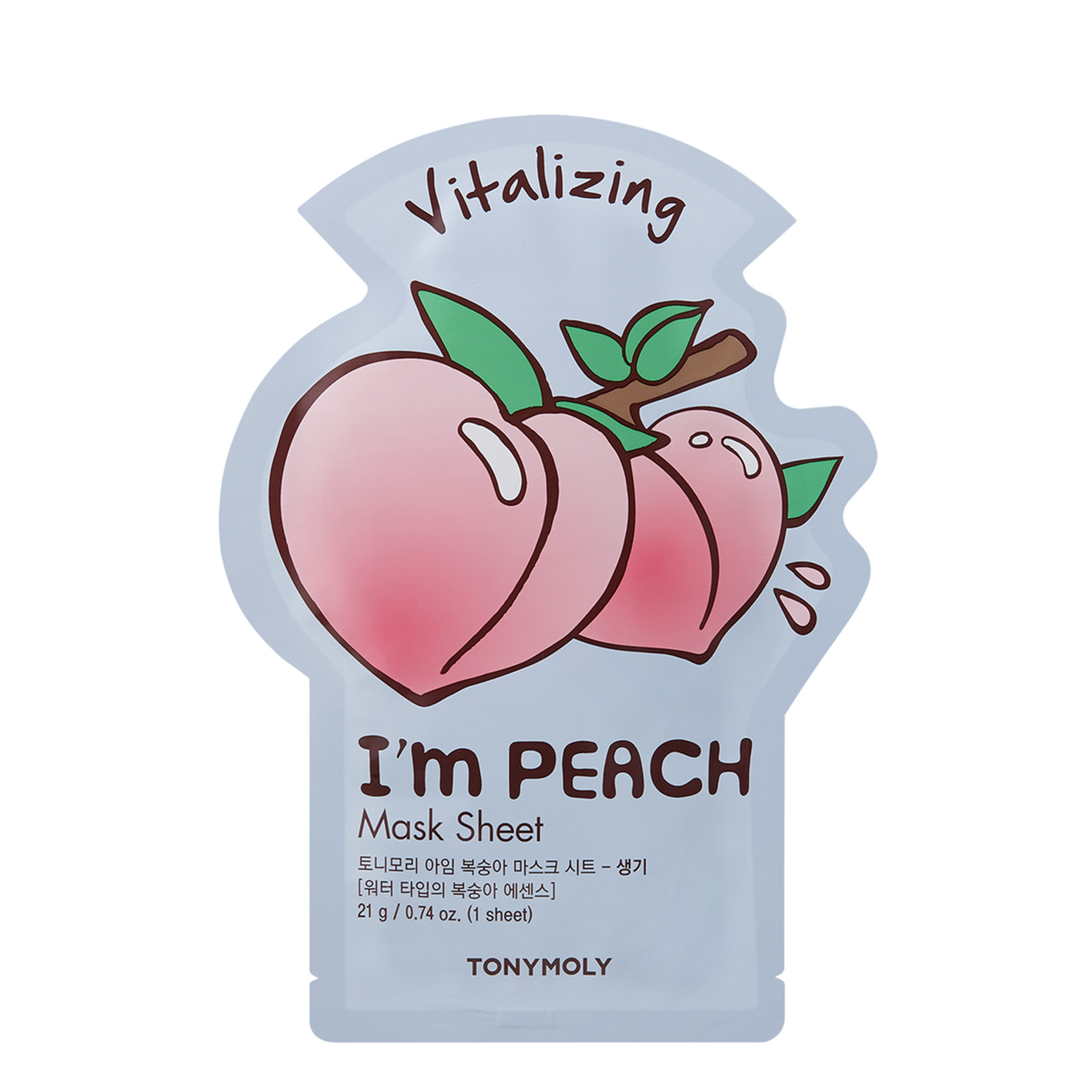 Tony Moly I'm Peach rewitalizująca maska w płachcie do twarzy, 21 g