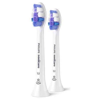 Oryginalne końcówki Philips Sonicare S2 HX6052/10 Bardzo miękkie włókna (2 szt.) (Nadwrażliwość zębów)