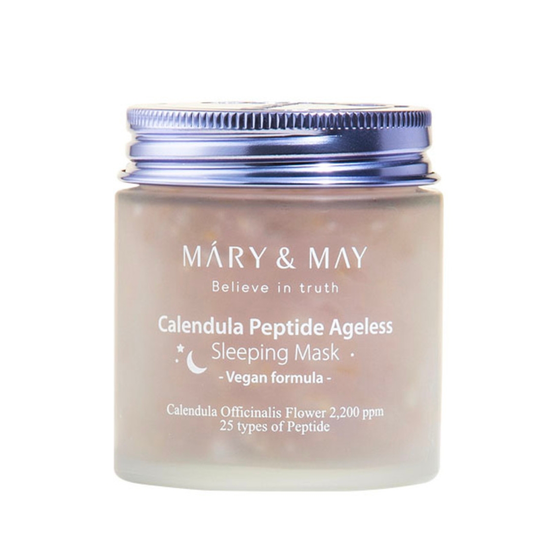 Mary & May Calendula łagodząco-ujędrniająca maska na noc, 125 g