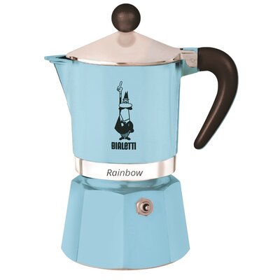 Kawiarka BIALETTI Rainbow 3 TZ Jasnoniebieski 150 ml