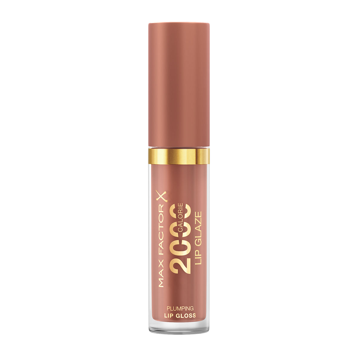 Max Factor 2000 Calorie Lip Glaze błyszczyk nawilżający do ust z kompleksem odżywczym 150 caramel swish, 4,4 ml