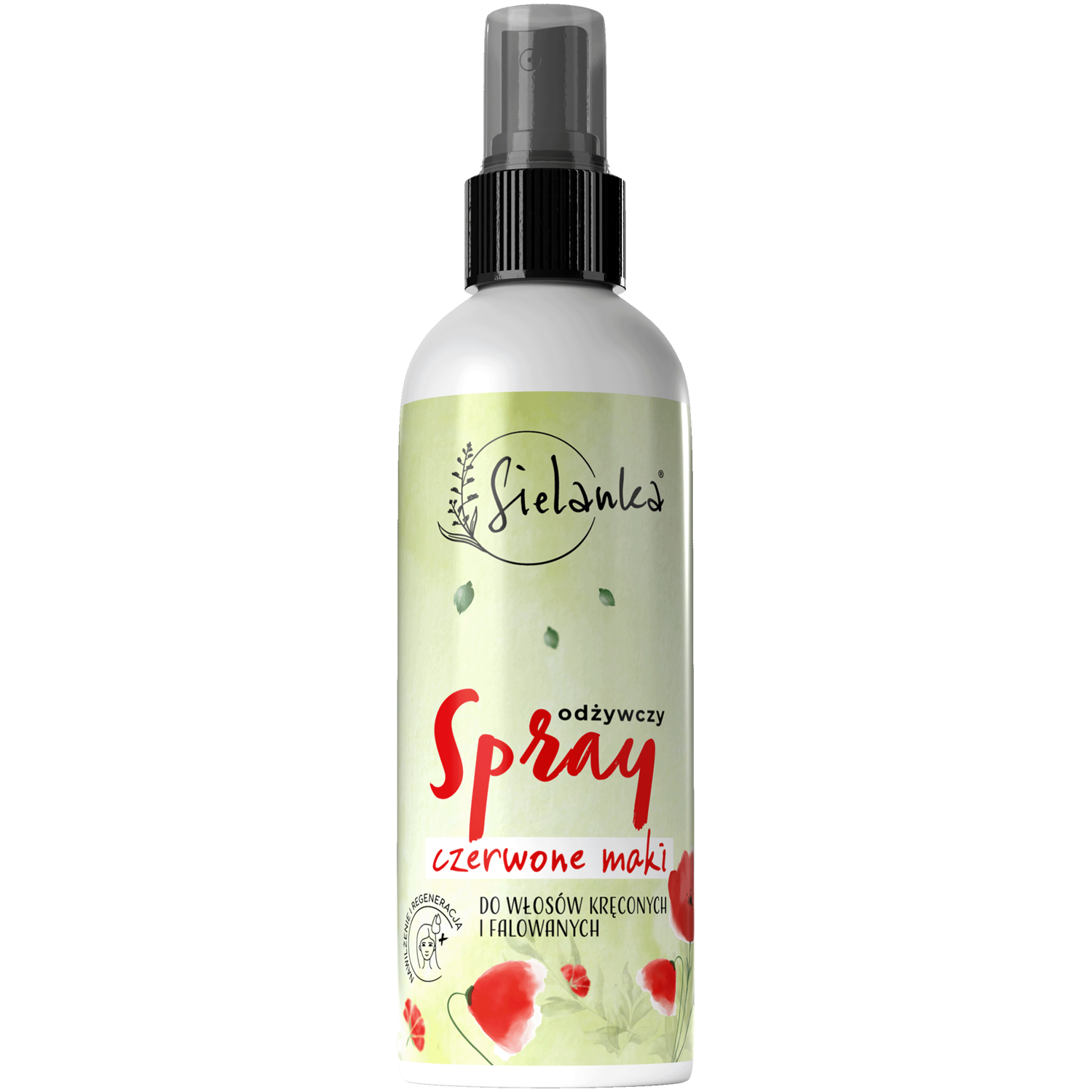 Sielanka Czerwone Maki odżywczy Spray do włosów kręconych i falowanych, 200 ml