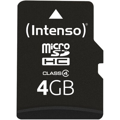 Karta pamięci INTENSO microSDHC 4GB Class 4